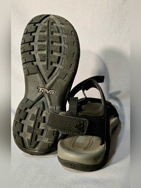 Teva Black and Gray Men\'s Sport Sandals